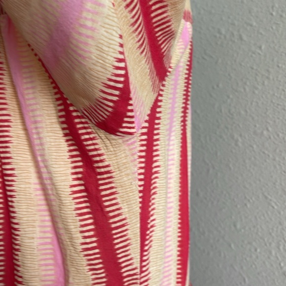 Cece Cabana S M/L Stripped Cotton Long-Sleeve Midi Dress - Picture 3 of 16